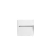 Nova Luce Nectar - applique murale extérieure - 11 x 3 x 11 cm - 3W LED inclus - IP65 - blanc sablé