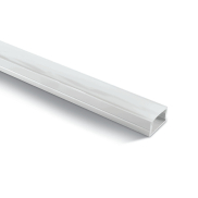 ONE Light profilé avec diffuseur - 2,3 x 1,4 cm - longueur 200 cm - blanc et opale