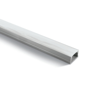 ONE Light profilé avec diffuseur - 2,3 x 1,4 cm - longueur 200 cm - aluminium et opale
