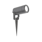 Searchlight Outdoor - spot au sol sur pointe - 32 x 25 cm - IP44 - gris