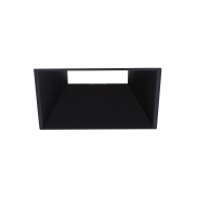 Nova Luce - cadre intérieur carré - 75 x 75 mm - noir