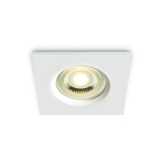 ONE Light Gamme Salle de Bains - spot encastré - 85 x 85 mm, Ø 68 mm encastré - IP65 - blanc