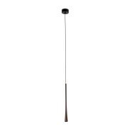 Faro Diana 400 - lampe suspendue - Ø 3,2 x 40 cm - 6W LED inclus - marron foncé
