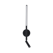 Nova Luce Handy - applique murale avec interrupteur - 13,6 x 2 x 55 cm - 6W + 3W LED inclus - noir sable
