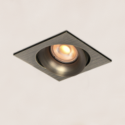 Artdelight Alice - spot encastré - 90 x 90 mm, 83 x 83 mm taille d'encastrement - bronze antique
