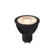 Lucide Spot LED - Ø 5 x 5,3 cm - GU10 - 5W - 3 StepDim - 2700K à 2200K - noir