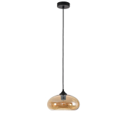 Artdelight Paradise - lampe suspendue - Ø 28 x 172 cm - ambre