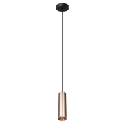 Artdelight Milano - lampe suspendue - Ø 6,6 x 175 cm - rose champagne