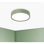 Century Italia Blanca Luxe - plafonnier - Ø 30 x 7 cm - 17W LED inclus - vert