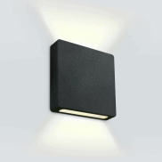 ONE Light Dark Light Step Series - applique encastrée - 5 x 4 x 5 cm - 2W dimmable LED inclus - IP65 - noir
