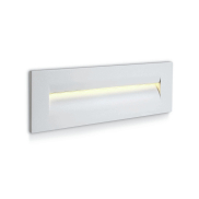 ONE Light Outdoor Dark Light Wall Recessed - applique murale encastrée - 25 x 7,3 x 8,7 cm - 8,5W LED inclus - IP65 - blanc