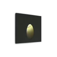 ONE Light Indoor/Outdoor Dark Light Wall Recessed - applique murale encastrée - 7 x 4,5 x 7 cm - 3W LED inclus - IP54 - noir