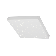Nova Luce Cielo - plafonnier - 30 x 30 x 4 cm - 8W LED dimmable inclus - blanc