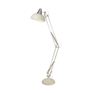 Searchlight Goliath - lampadaire - 30 x 170 cm - chrome, crème et gris