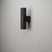 Konstsmide Temi Up/Down - applique murale extérieure - 6,5 x 11,5 x 23,5 cm - IP54 - noir