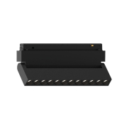 VK Lighting Eiva - système de rails magnétiques - poutre de rail inclinable - 21,9 x 2,15 x 9,9 cm - 12W LED inclus - dimmable DALI - noir