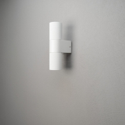 Konstsmide Temi Up/Down - applique murale extérieure - 6,5 x 11,5 x 23,5 cm - IP54 - blanc