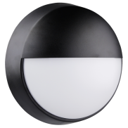 Century Italia Oasi CCT - lampe murale/plafonnier - Ø 21,5 x 8 cm - 14W LED inclus - IP65 - noir