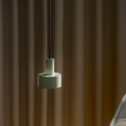 Nordlux Matis - lampe suspendue - Ø 12,5 x 200 cm - vert poudré
