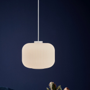Nordlux Milford - lampe suspendue - Ø 30 x 323,5 cm - blanc