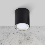 Nordlux Fallon Long - spot en saillie 1L - Ø 10 cm - fonction Moodmaker à 4 niveaux - LED 5,5W dimmable inclus - noir