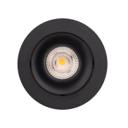 Maxlight Bellatrix Tilted pour H0112 - spot encastré 1L - Ø 105 mm, Ø 90 mm taille d'encastrement - noir