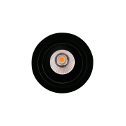 Maxlight Hiden - spot encastré - Ø 95 mm, Ø 90 mm encastré - 10W LED inclus - noir
