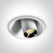 ONE Light Mirror Adjustable Boxes - spot encastré - Ø 82 mm, Ø 74 mm à encastrer - 7W LED inclus - blanc