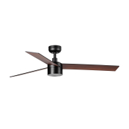 Faro Rudder Tek 3 L - ventilateur de plafond avec lumière - Ø 132 cm - noir mat - 3000K