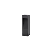 Nova Luce Maddi - lampe de jardin - 8,5 x 30 x 7,5 cm - 7W LED inclus - IP65 - noir sablé
