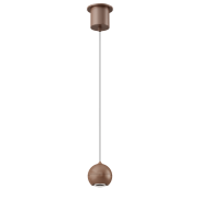 Artdelight Miami - suspension - Ø 10 x 218 cm - 10,8W dimmable LED inclus - bronze brossé