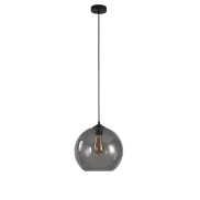 Artdelight Marino - lampe suspendue - Ø 30 x 186 cm - fumé