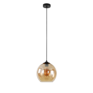 Artdelight Marino - lampe suspendue - Ø 25 x 176 cm - ambre
