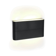 ONE Light Outdoor Slim Range - applique murale extérieure - 17,5 x 9 x 2,8 cm - 2 x 6W LED inclus - IP54 - anthracite