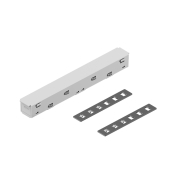 VK Lighting Eiva - système de rail magnétique - connecteur électrique et mécanique pour profilé encastré - blanc