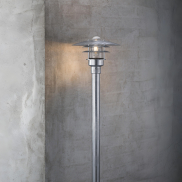Nordlux Lønstrup - lampe de jardin - Ø 32 x 116 cm - IP44 - acier galvanisé