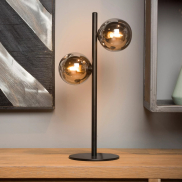 Lucide Tycho - lampe à poser - 15 x 22 x 43 cm - noir