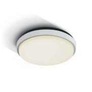 ONE Light Outdoor Slim LED - plafonnier extérieur - Ø 30 x 4,9 cm - 30W LED inclus - IP54 - blanc