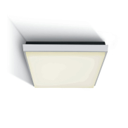 ONE Light Outdoor Slim LED - plafonnier extérieur - 23,8 x 23,8 x 4,6 cm - 25W LED inclus - IP54 - blanc