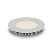 ONE Light Round Recessed Panels - spot à encastrer - Ø 120 mm, Ø 108 mm taille d'encastrement - 8W LED inclus - IP40 - blanc - couleur de lumière blanche
