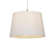 Abat-jour conique Clyde Searchlight - Ø 40 x 26 cm - blanc