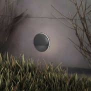Nova Luce Pan - applique murale extérieure - Ø 15 x 7 cm - 9W LED inclus - IP54 - anthracite foncé