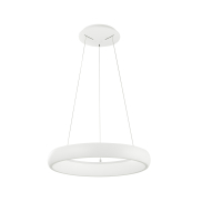 Nova Luce Albi - lampe suspendue - Ø 41 x 120 cm - 32W LED dimmable inclus - blanc sable