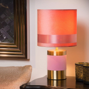 Lucide Extravaganza Frizzle - lampe à poser - Ø 18 x 32 cm - rose