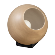 ETH Orb Saturn - lampe de table - Ø 35 x 41 cm - noir et taupe