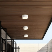 Nova Luce Judi - plafonnier - Ø 12 x 6 cm - 10W LED inclus - IP65 - blanc