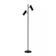 Lucide Clubs - lampadaire - Ø 22 x 140 cm - noir