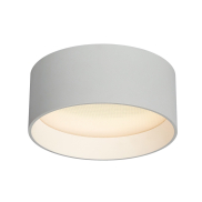 VK Lighting Mos - plafonnier d'extérieur - Ø 18,5 x 8 cm - LED 17W incl. - IP44 - blanc