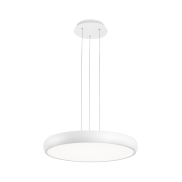 Nova Luce Gap - lampe suspendue - Ø 51 x 120 cm - 50W LED inclus - blanc