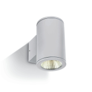 ONE Light Outdoor Wall Cylinders Up & Down Beam - applique murale extérieure - 8 x 10,6 x 13,8 cm - 2 x 6W LED inclus - IP54 - blanc
